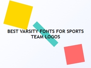 Best Varsity Fonts for Sports Team Logos