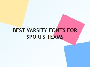 Best Varsity Fonts for Sports Teams