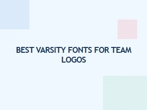 Best Varsity Fonts for Team Logos